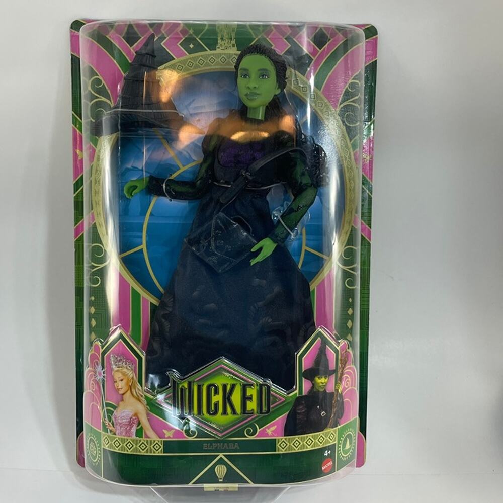 Mattel Wicked Elphaba Fashion Doll JLG43 Cynthia Erivo NEW Sealed 2025
